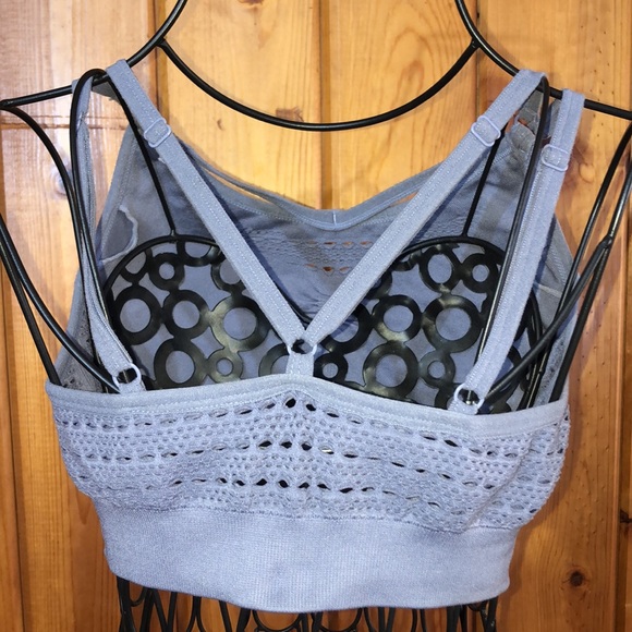 Gym Shark lavender sports bra Energy Seamless Gymshark Sports Bra size small top - Picture 7 of 9